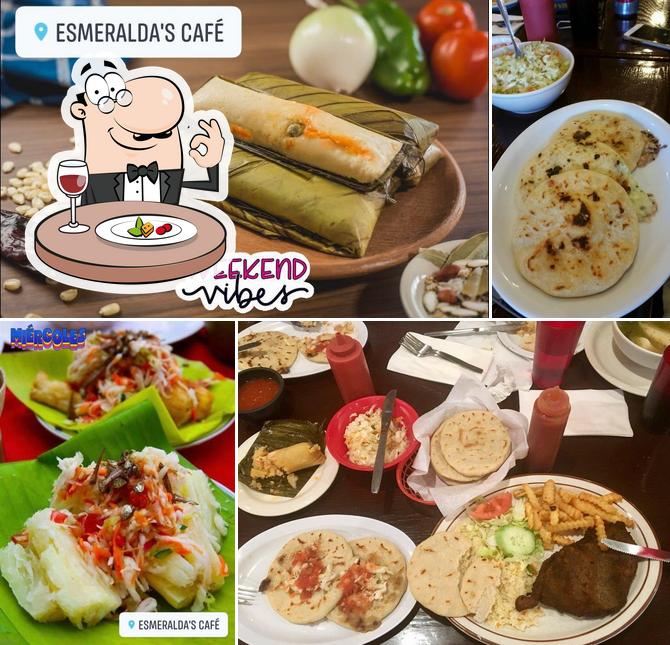 Food at Esmeralda's Cafe