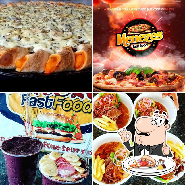 Consiga pizza no Menezes Fast Food