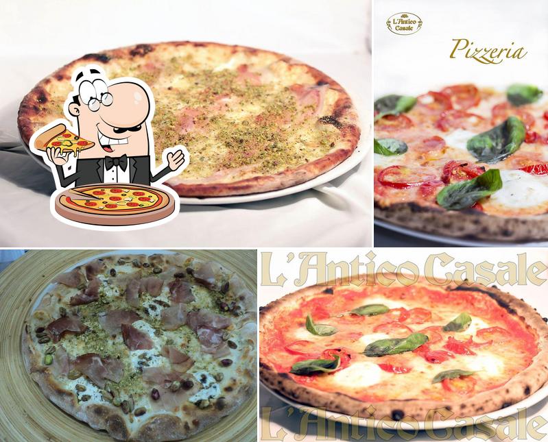 Try out pizza at L'Antico Casale