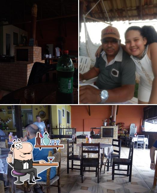 O interior do Restaurante Rancho Mineiro Entre Rios de Minas