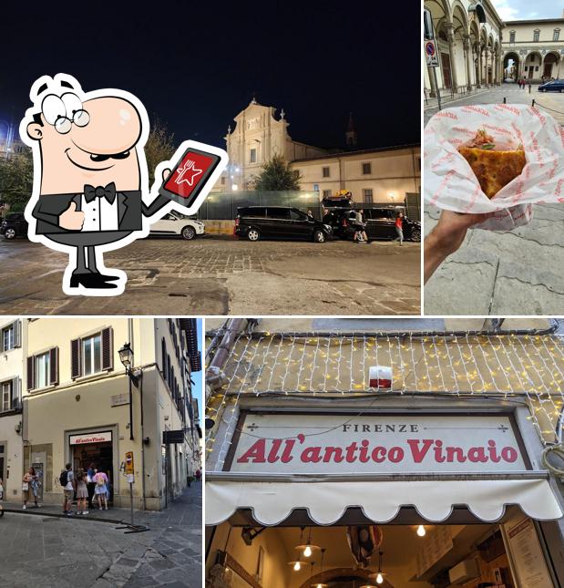 Gli esterni di All’Antico Vinaio