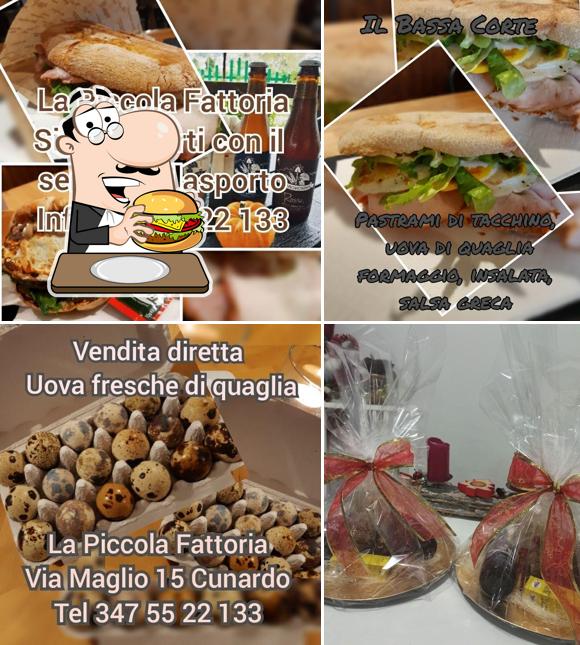 Prova un hamburger a La Piccola Fattoria