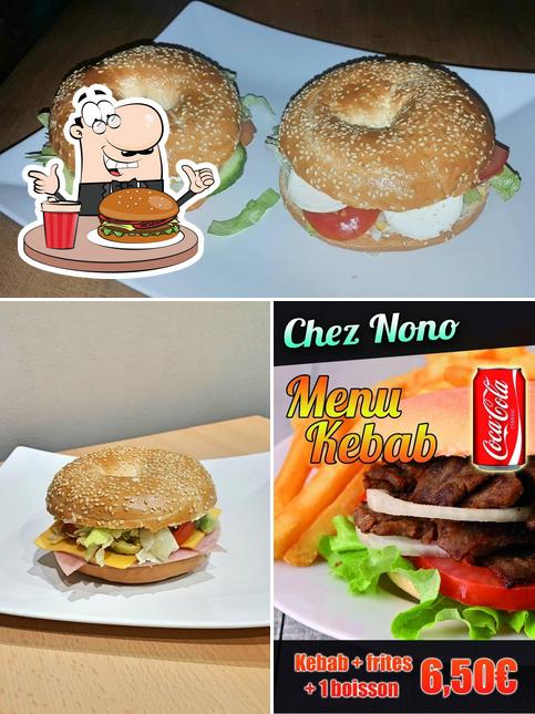 Essayez un hamburger à CHEZ NONO