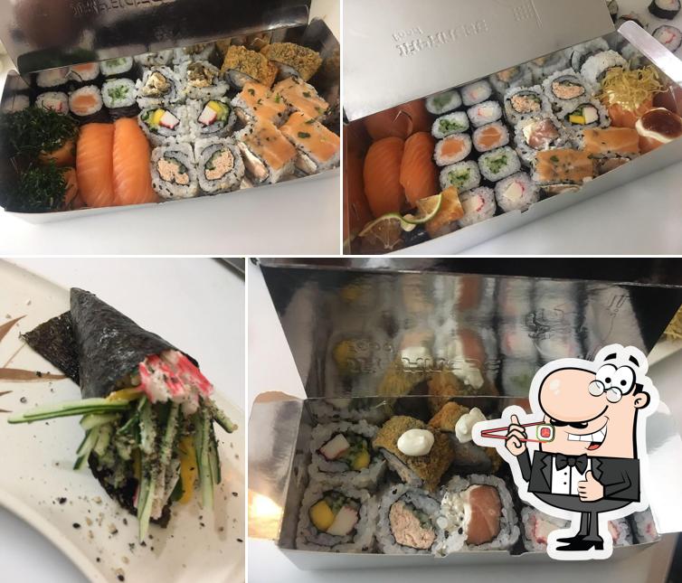 Prove diversas opções de sushi