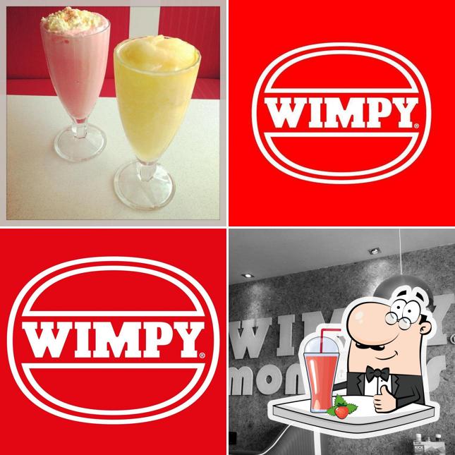 Enjoy a beverage at Wimpy