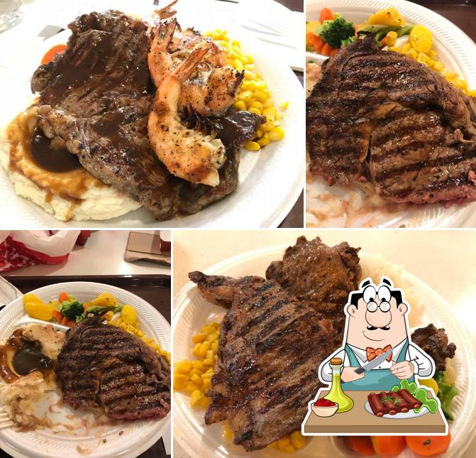 Get meat dishes at Steak & Fish Company