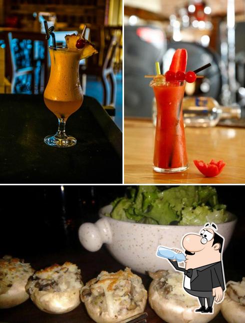 Among different things one can find drink and food at Cafe Turquoise Cottage (TC) Gurgaon