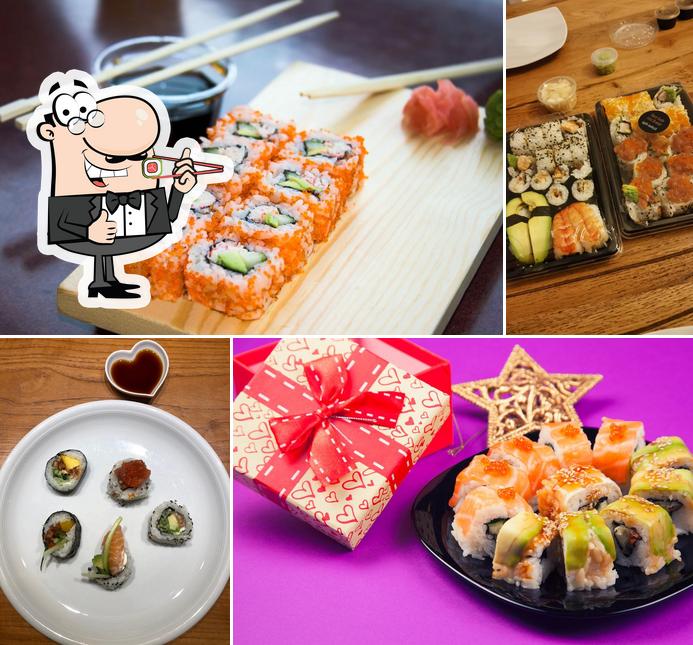 Scegli le varie opzioni di sushi