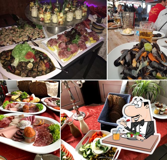 Блюда в "StellwerkHOF-Restaurant -Biergarten-Partyservice-Eventlocation"
