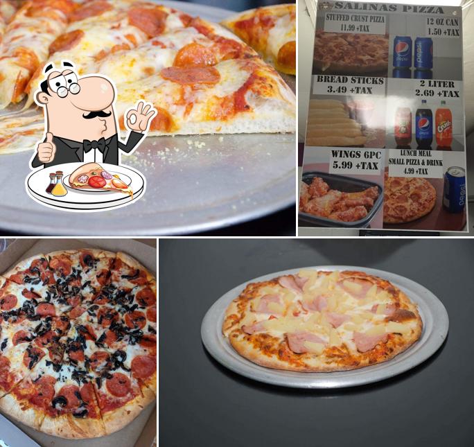 Try out pizza at Salinas Pizza