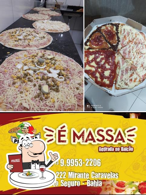 Comida em É Massa Pizzaria