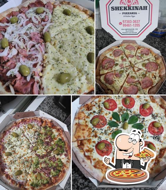 Escolha diversos tipos de pizza