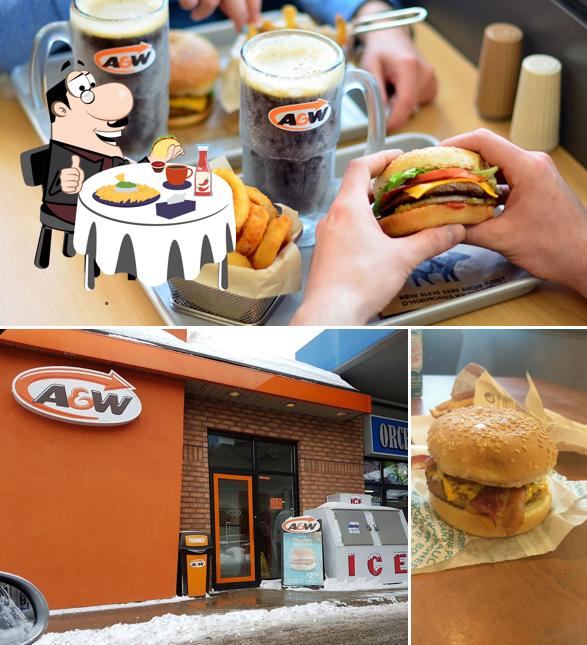 Commandez un hamburger à A&W Canada