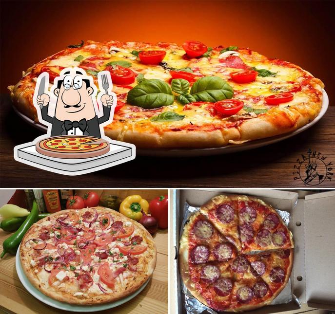 Elige una pizza en Pizza New York