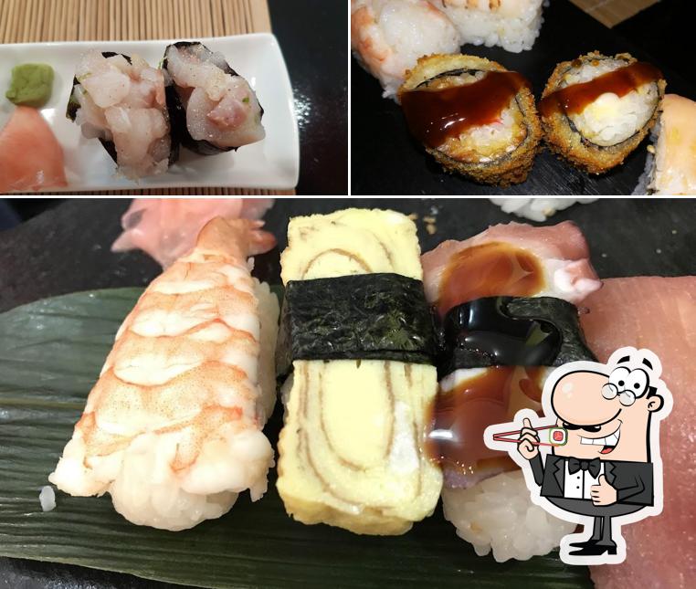 Les sushi sont servis à SHIBUMI Sushibar & Ristorante Giapponese Potenza