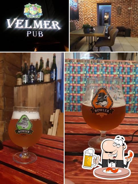 "Крафт Паб Velmer Pub" предлагает большой выбор сортов пива