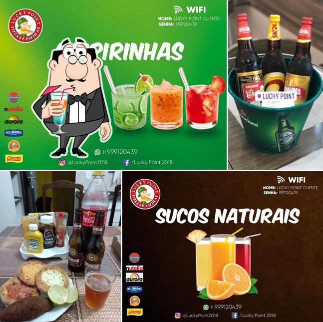 Prove uma bebida do menu