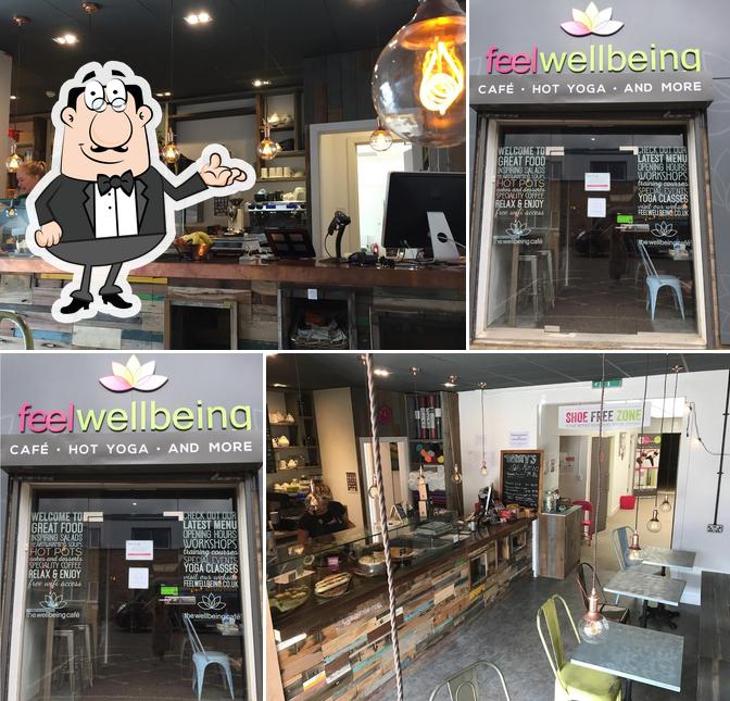 El interior de The Wellbeing Cafe