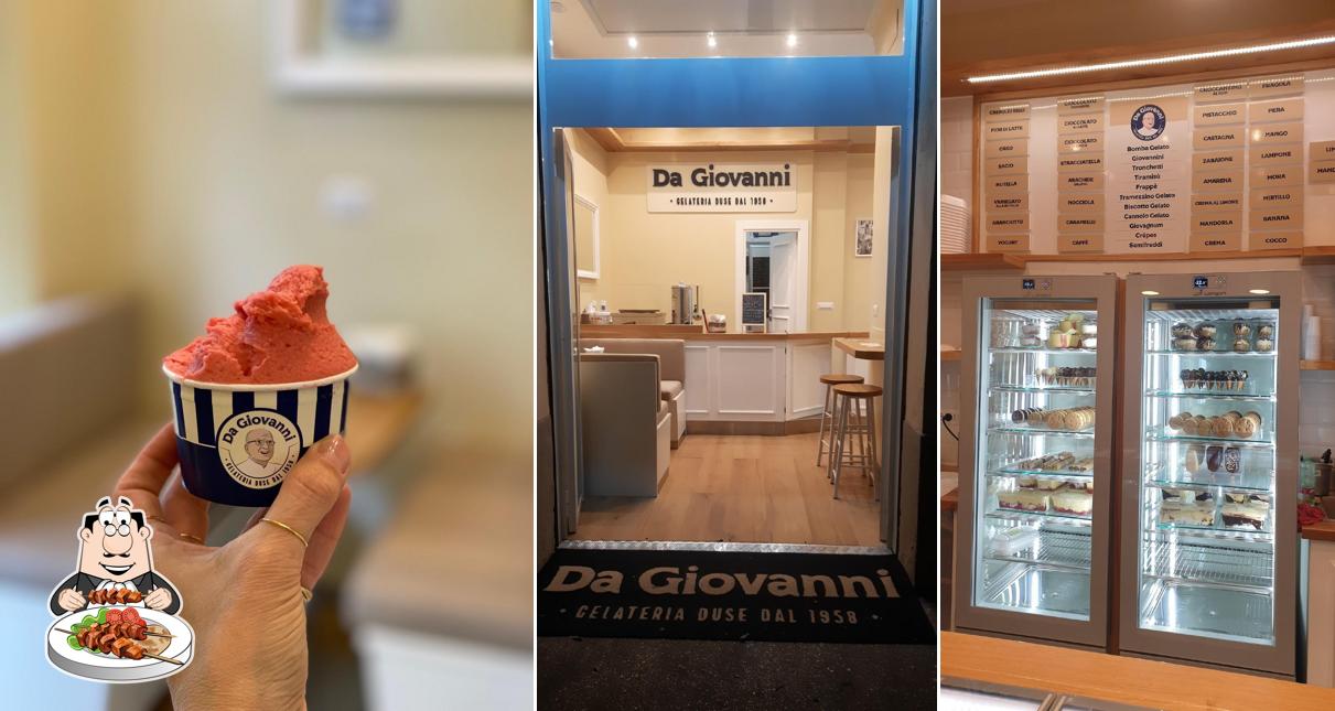 Platti al Da Giovanni Gelateria Duse dal 1958 Roma Centro