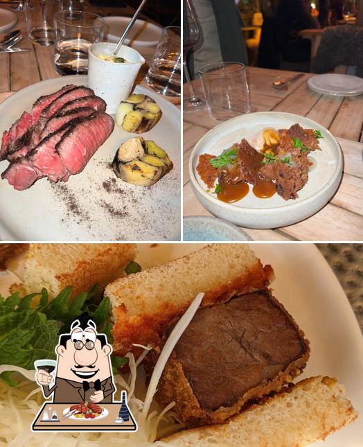 Pick meat meals at Roof Garden at Pantechnicon