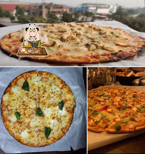 Pick pizza at ROADIES CAFE