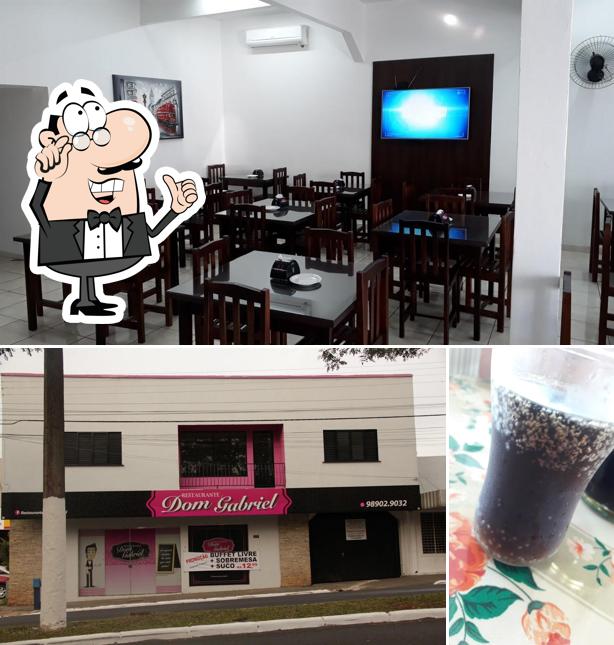 A foto do Restaurante e Pizzaria Delivery Dom Gabriel’s interior e bebida