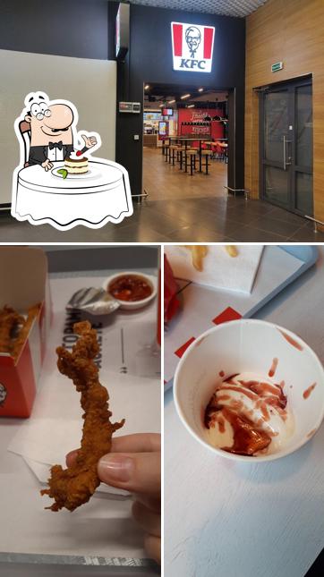 KFC serves a selection of sweet dishes