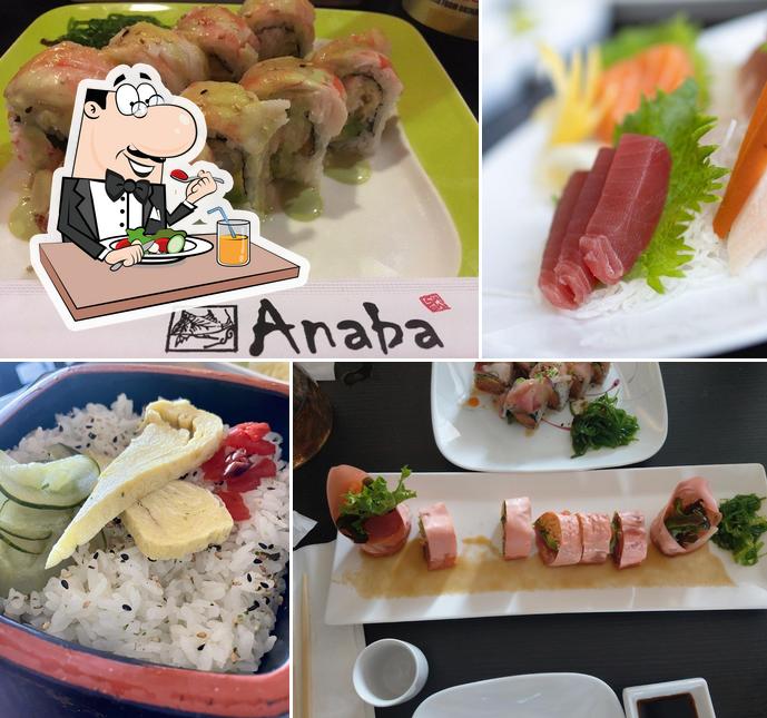 Meals at Anaba sushi