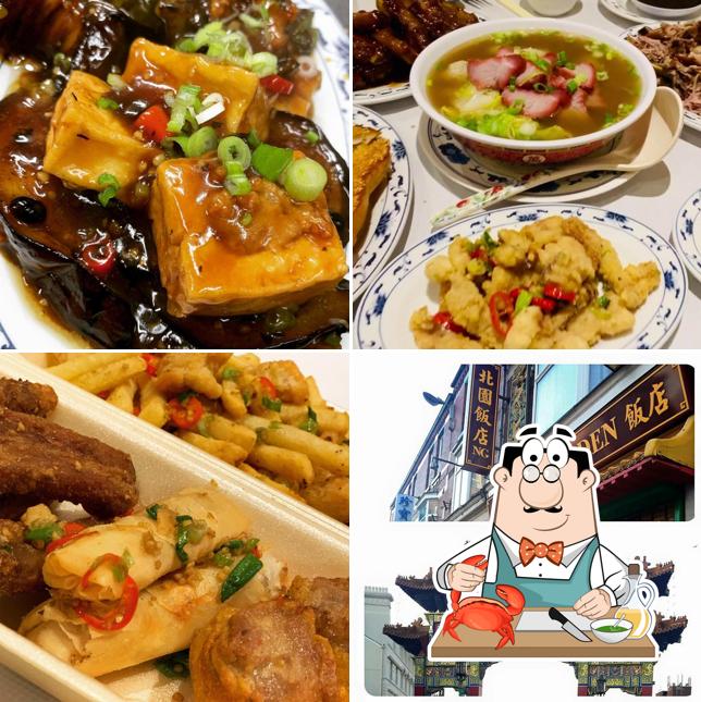 Pick various seafood meals available at North Garden Restaurant