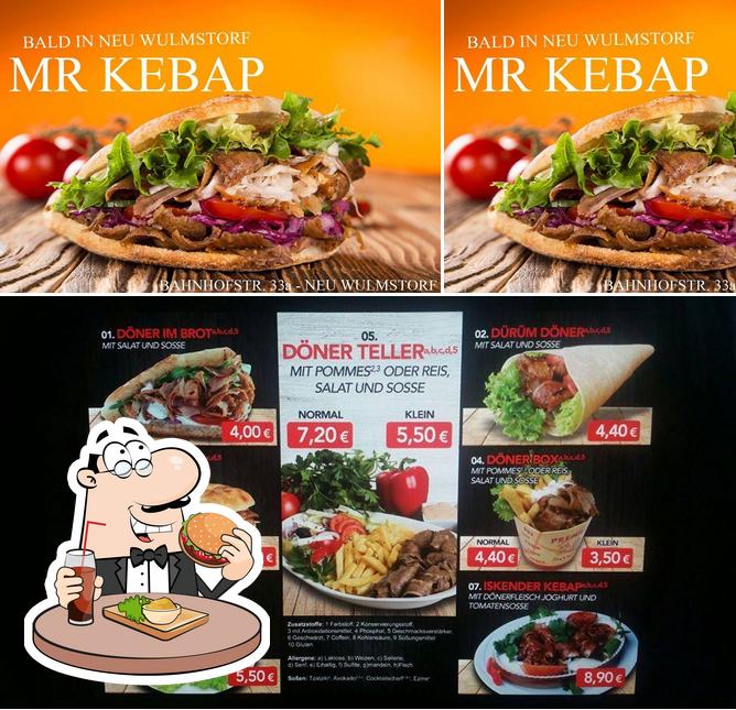 Try out a burger at Mr. Kebap Neu Wulmstorf