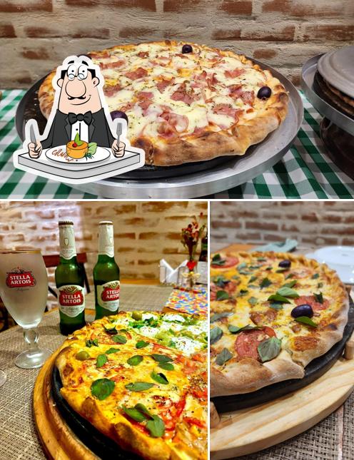 Comida em Pizzaria Nocapricho