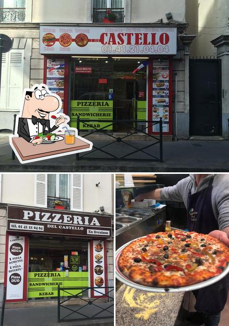 L’image de la nourriture et intérieur de Pizza Del Castello’s