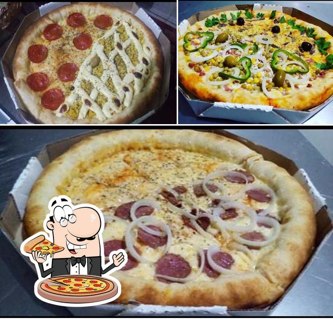 Escolha pizza no Sabores inesquecíveis