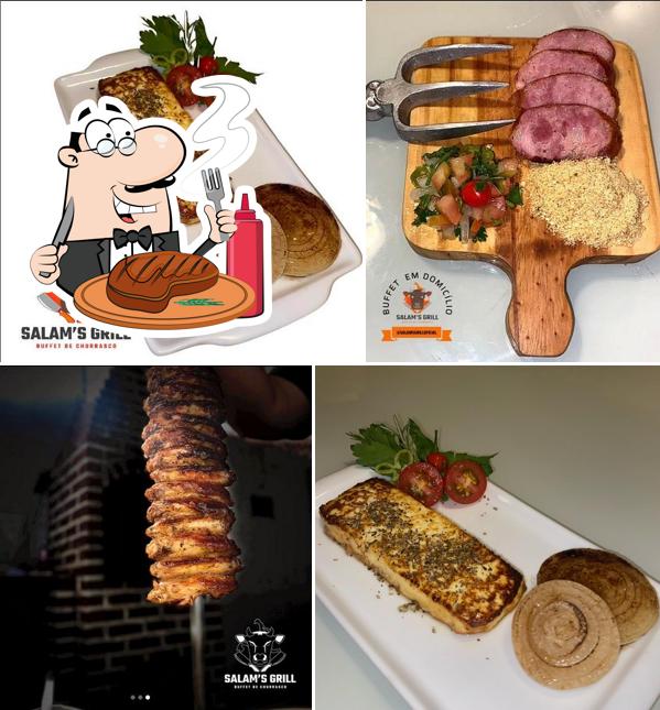 Salam´s Grill Buffet provê refeições de carne