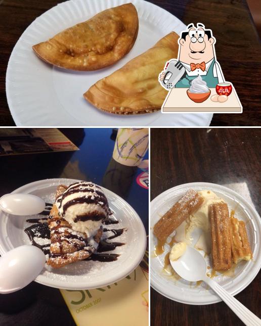 Island Empanada serves a selection of sweet dishes