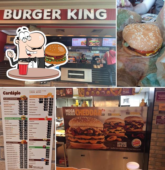 Consiga um hambúrguer no Burger King