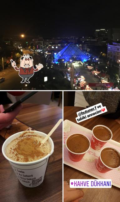 Estas son las fotografías que muestran comida y exterior en Kahve Dükkanı Zafer Plaza Premium