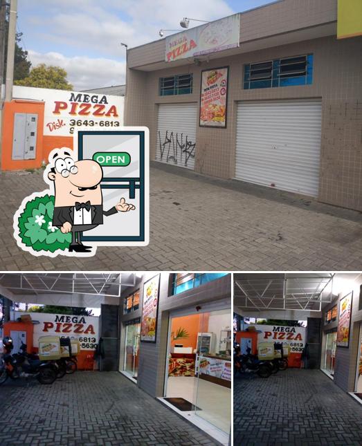 O exterior do MEGA PIZZA