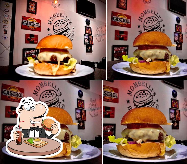 Hambúrguer em Mombelli’s burger