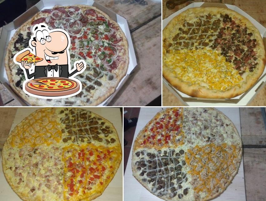 Consiga diversos tipos de pizza