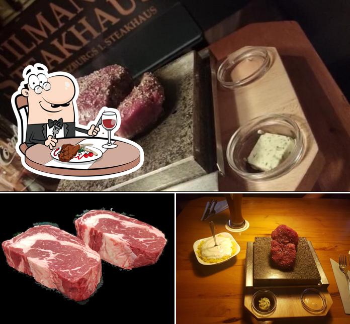 Закажите блюда из мяса в "Tilman's Steakhouse"