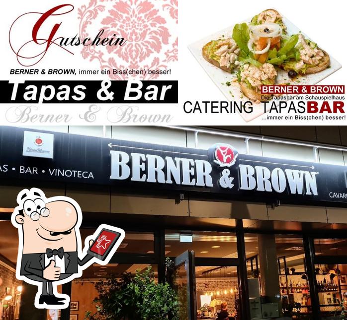 Здесь можно посмотреть снимок паба и бара "BERNER & BROWN - Tapas • Bar • Cavaria • Restaurant"
