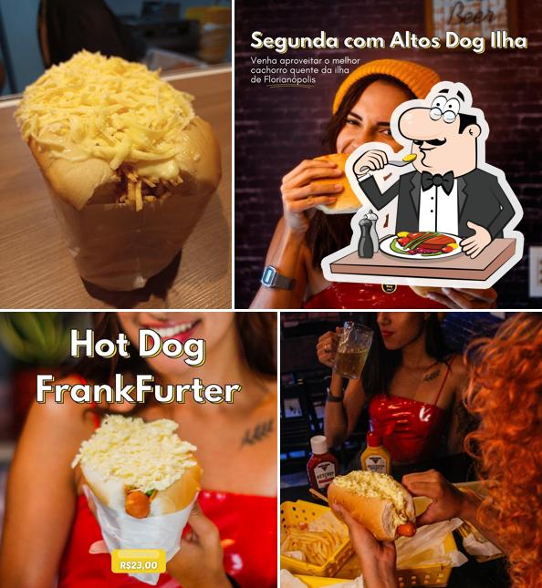 Comida em Altos Dog Ilha