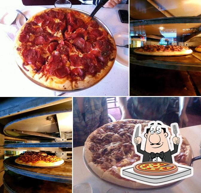Get pizza at Flying Pie Pizzeria