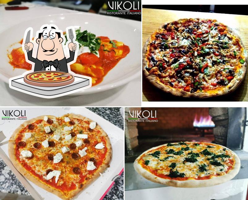 Elige una pizza en Restaurante Vikoli