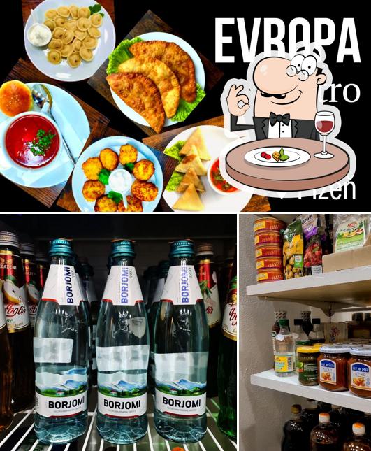 This is the photo showing food and beverage at Bistro Evropa