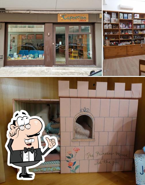 La immagine della interni e cibo di Libreria Capoverso