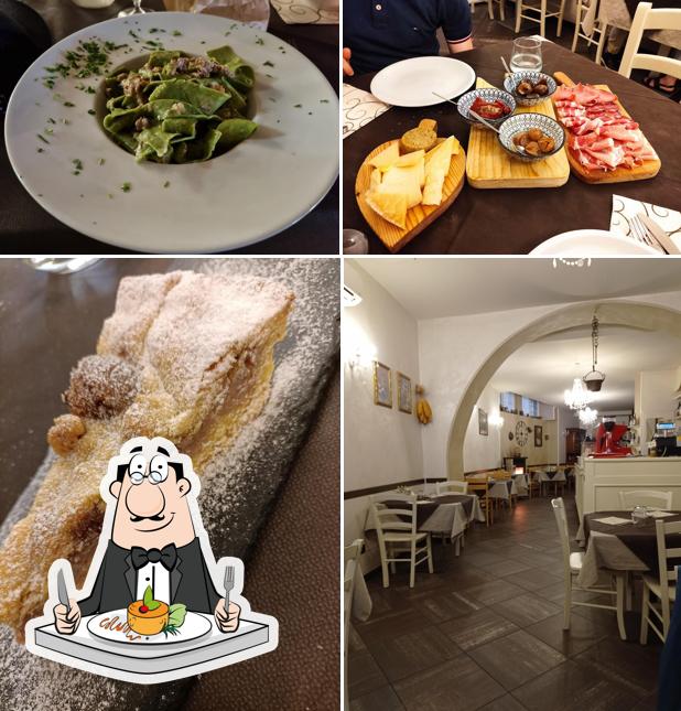 Dai un’occhiata alla immagine che presenta la cibo e interni di Trattoria del Vescovo