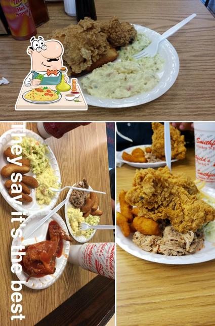 Food at Smithfield's Chicken 'N Bar-B-Q