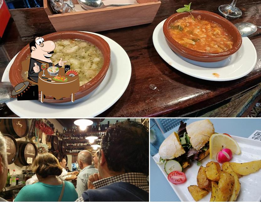 Las fotos de comida y barra de bar en Taberna Manolo Cateca